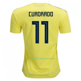 Fußballtrikots Kolumbien Cuadrado 11 WM 2018 Heimtrikotsatz kaufen